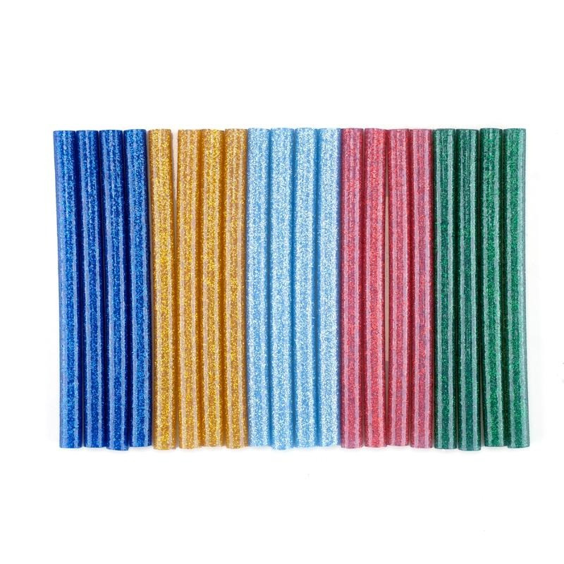 Handy Hardware - Hot Melt Glitter Glue Sticks 100mm x 7mm 20pc