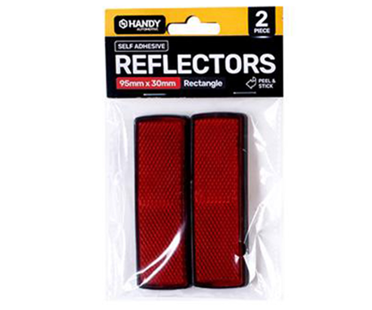 Handy Hardware - Adhesive Reflectors 98mm x 32mm x 8mm