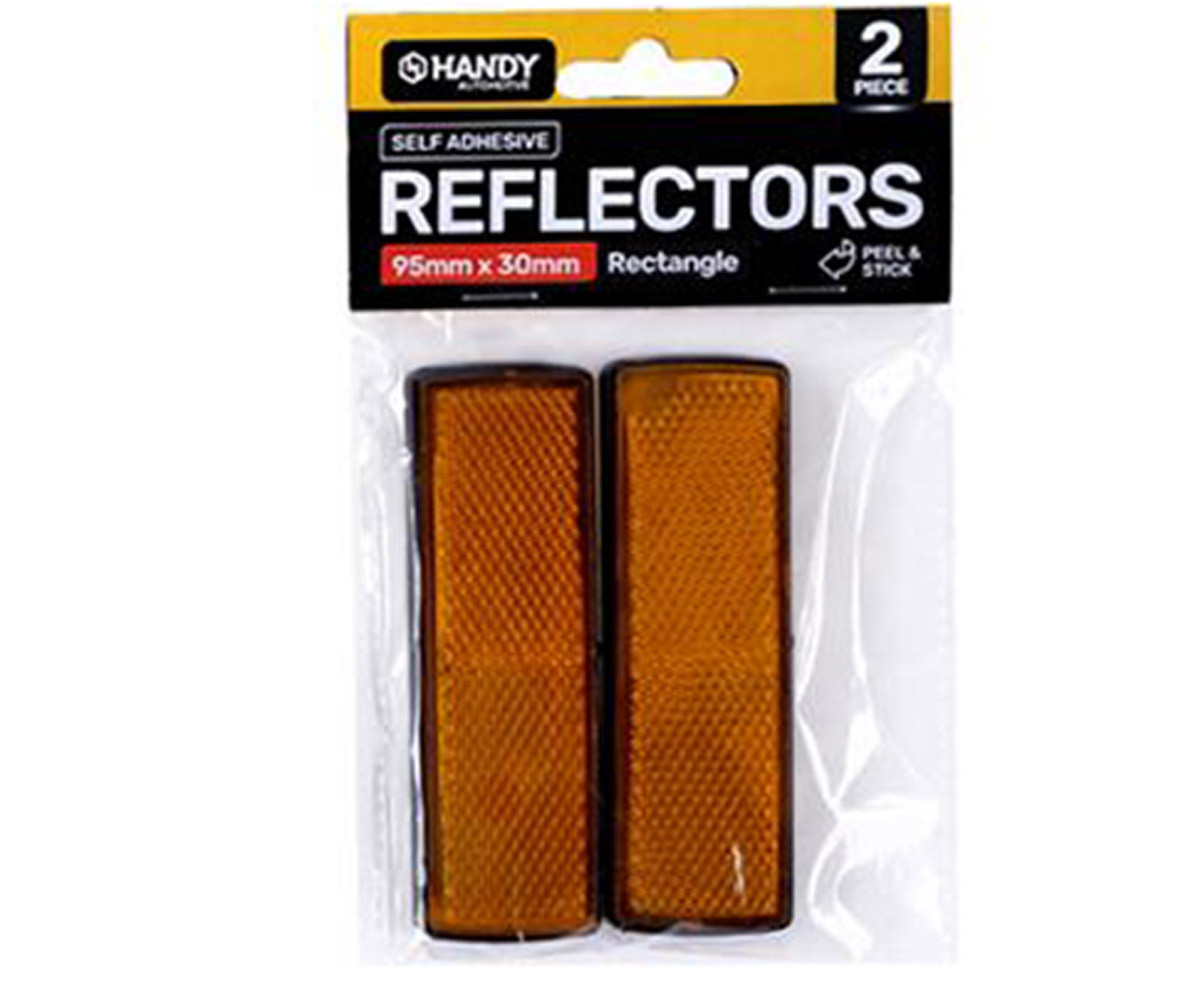 Handy Hardware - Adhesive Reflectors 98mm x 32mm x 8mm