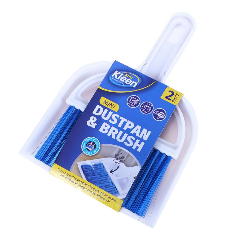 Mini Dustpan and Brush Set - 2pc - 18cm x 11.5cm