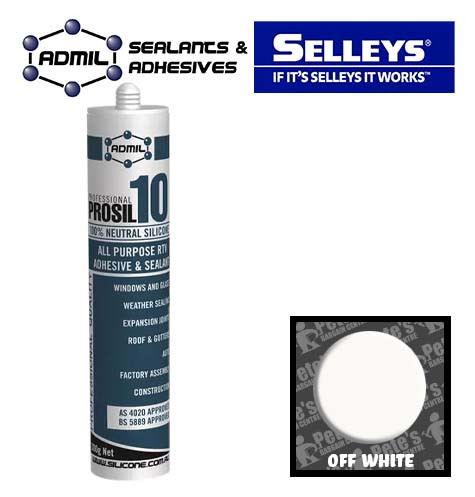 PROSIL 10  100% professional silicone 300ml *Choose your colour*