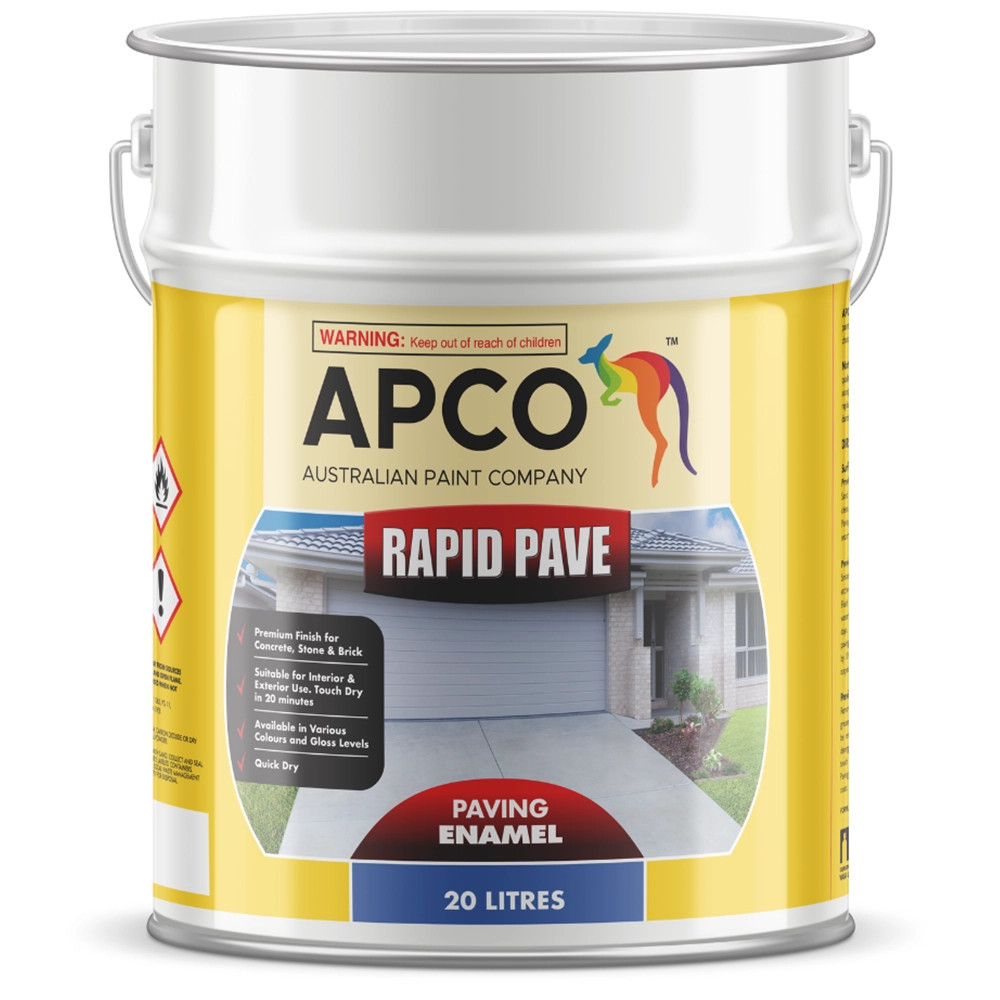 RapidPave Paving Enamel, Concrete Paint - 20 Litres