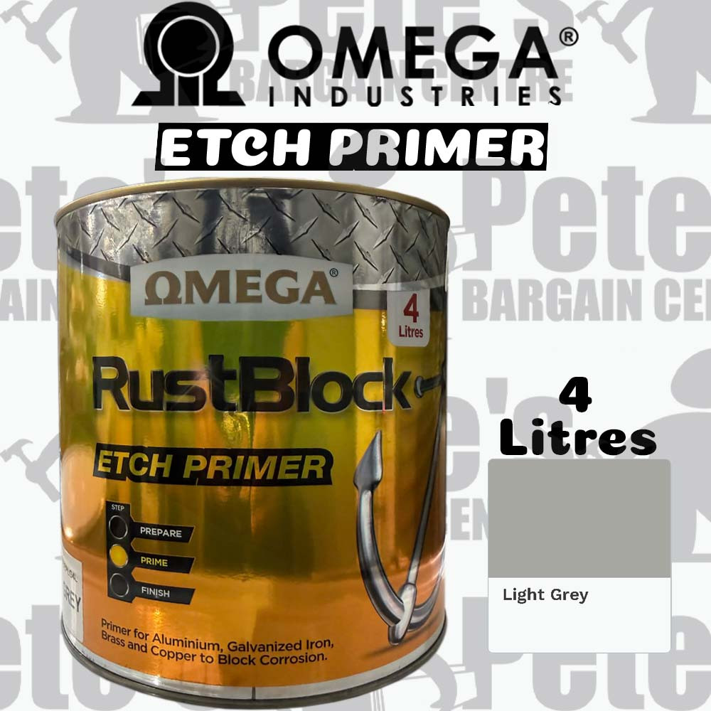 RustBlock - EtchPrimer Light Grey 4ltr