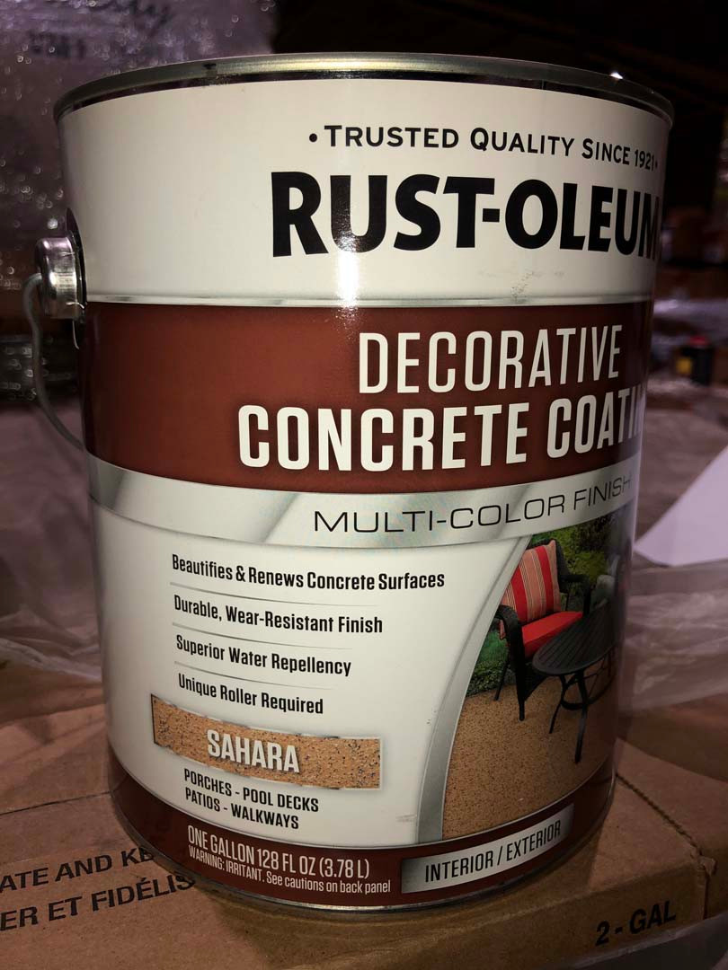 Decorative Concrete Textured Coating  Rustoleum  Sahara 1-gal (3.78ltr)