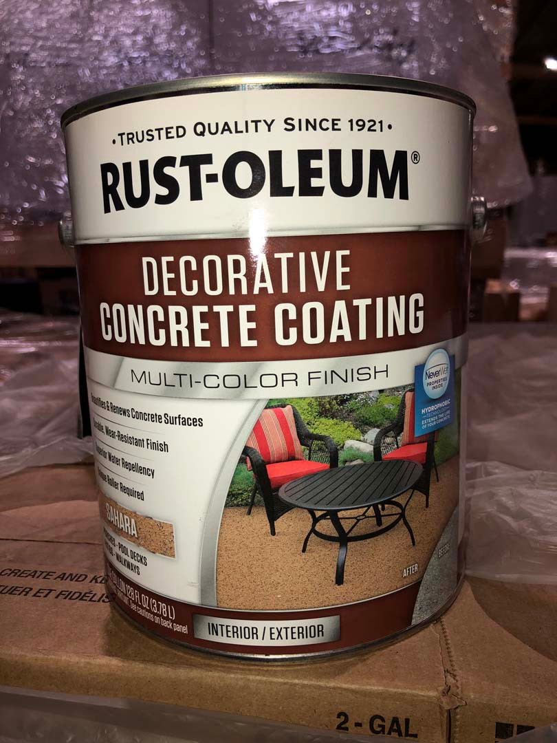 Decorative Concrete Textured Coating  Rustoleum  Sahara 1-gal (3.78ltr)