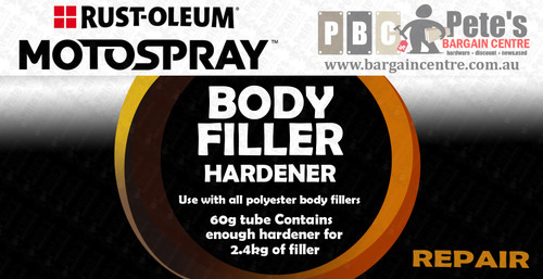 5 x HARDENERS  60gm Tube H60R (RED)