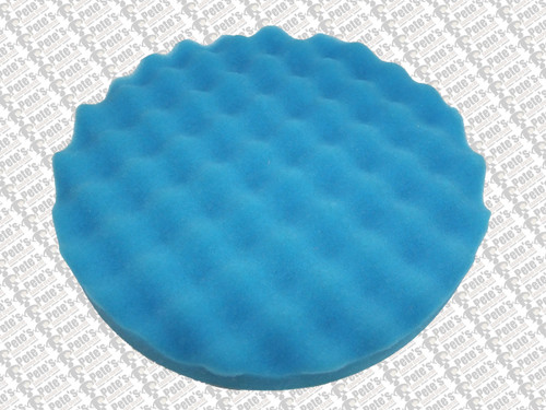 WAFFLE PADS - ( 200mm diameter velcro backed) BLUE  SUPER FINE