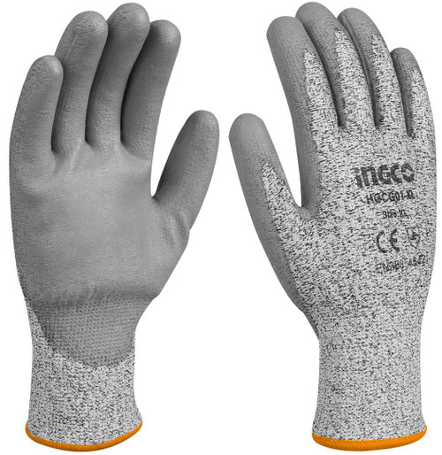 Ingco- 1pr Cut-resistance gloves Size: L Free Shipping