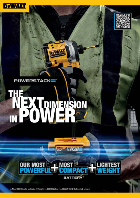 DeWALT 18V XR Powerstack Compact Premium Hammer Drill Driver Kit