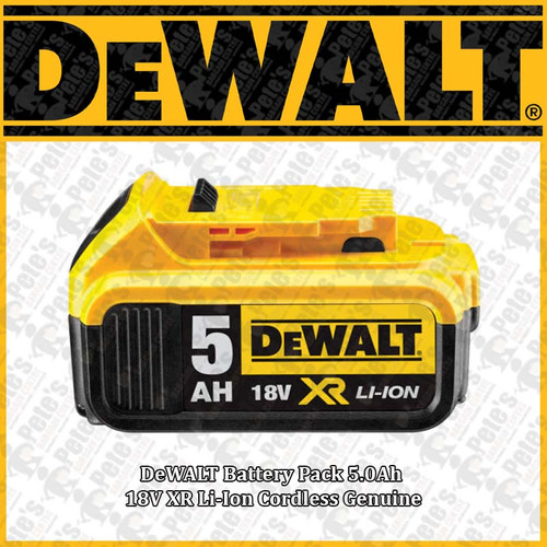 DeWALT Accessoires - Batterie XR 18V 5 Ah Li-Ion DCB184