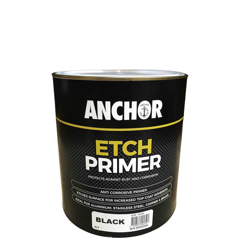 Anchor Etch Primer Paint Black 4ltr Can