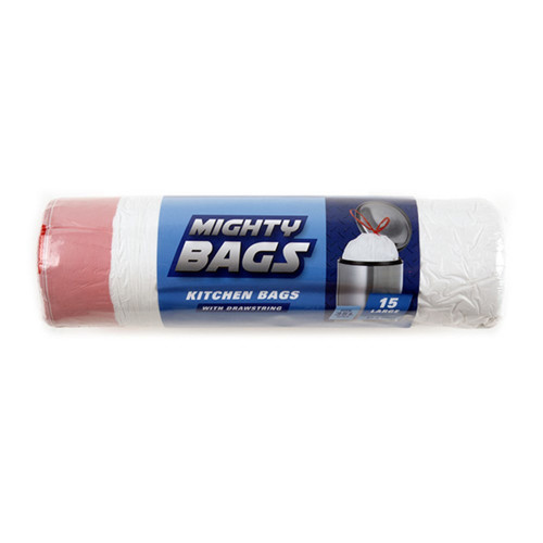 Mighty Bags Garbage Bags  35L - 57cm x 66cm 15Pkt