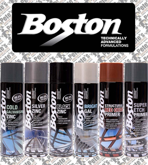 4 x cans Boston Enamel Spray Paint *Choose your colours*