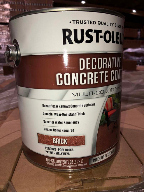 Decorative Concrete Textured Coating  Rustoleum  Brick 1-gal (3.78ltr)