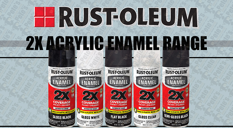 Rust-oleum 2X Acrylic Enamel Spray Paint