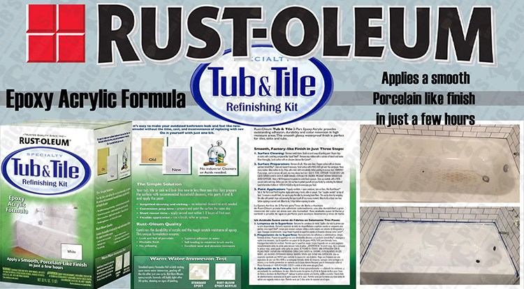 Rust-oleum Tub & Tile Refinishing Kit