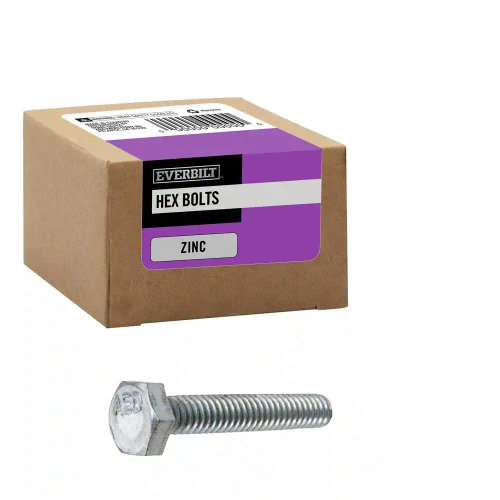 1/4 in.-20 x 1-1/2 in. Zinc Plated Hex Bolt