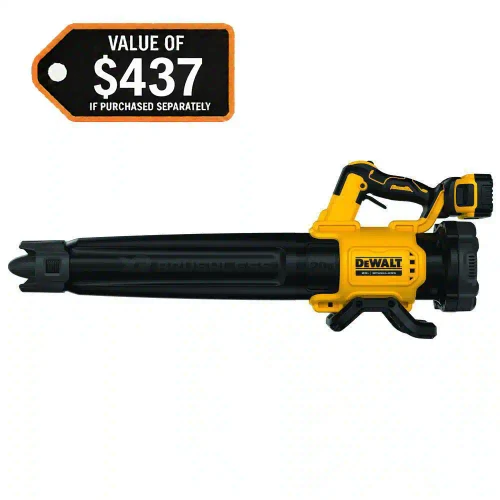 20V MAX 125 MPH 450 CFM Brushless Cordless Battery Powered Blower Kit with (1) 5 Ah Battery & Charger