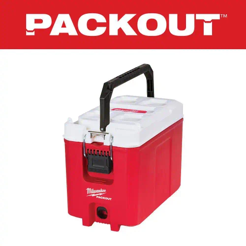 PACKOUT 10 in. Red 16 qt. Compact Cooler