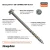 #9 x 2-1/2 in. 1/4-Hex Drive, Strong-Drive SD Connector Screw (100-Pack)
