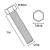 1/4 in.-20 x 1 in. Zinc Plated Hex Bolt (100-Pack)