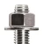 1/2 in. x 4-1/4 in. Carbon Steel Stainless Still Wedge Hex Head 46lbs. Wedge Anchor (25-Pack)
