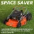 21 in. 170cc 3-in-1 Gas Walk Behind Push Lawn Mower with High Rear Wheels
