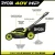 40V HP Brushless 20 in. Cordless Battery Walk Behind Push Lawn Mower with 6.0 Ah Battery and Charger