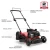 21 in. 2-in-1 125cc Gas Push Mower, Briggs and Stratton Engine, Quick Start, 6-Position Height Adjustment