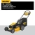 21 in. 196cc E-GOV Engine 3-in-1 Gas RWD Self-Propelled Lawn Mower with High Rear Wheels