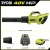 40V HP Brushless Whisper Series 160 MPH 650 CFM Leaf Blower Cordless with 4.0 Ah Battery and Charger