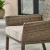 Holly Cove 7-Piece Wicker Outdoor Dining Set with Almond Cushions