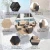 7-Piece Wicker Outdoor Sectional Set with Cushion Sand