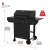 5-Burner Liquid Propane Gas Grill in Graphite Black with Side Burner