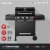 4-Burner Propane Gas Grill in Matte Black with TriVantage Multifunctional Cooking System