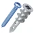 200-Piece 1.5 lbs. All Purpose Self Drilling Carbon Steel Zinc Anchors with Screws for Drywall 75 lbs. Hanging Capacity