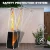 48,000 BTU Black Heat-Focusing Propane Gas Patio Heater with Wheels