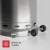48,000 BTU Stainless Steel Propane Patio Heater with Wheels