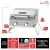 2-Burner Portable Propane Gas Table Top Grill in Stainless Steel