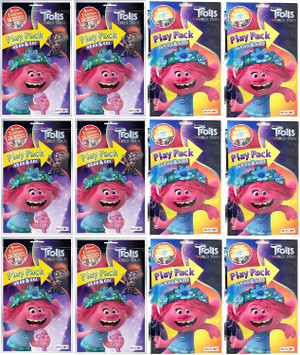 Bendon Publishing Trolls Grab and Go Play Pack 12ct | Birthday Party Favors