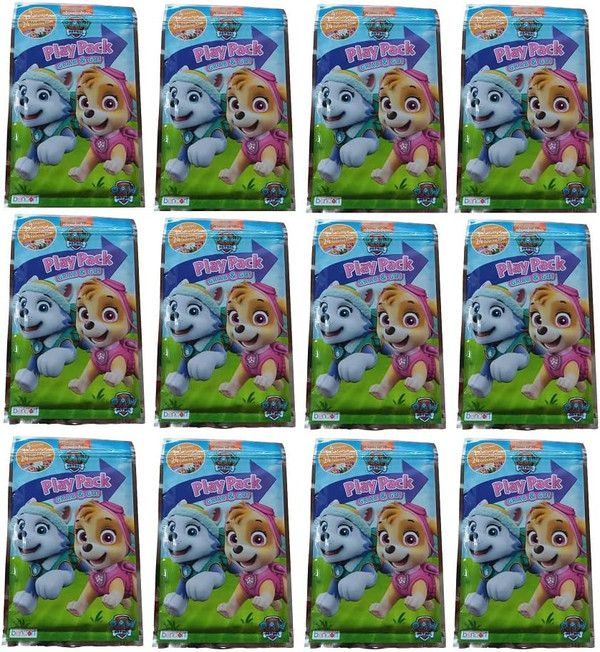 Paw Patrol Girls Grab and Go Play Pack | Party Favors | Decorations | Gifts | Party Fillers | Pack of 12