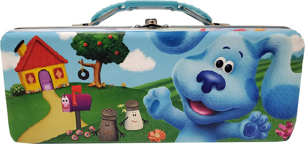 The Tin Box Company Blues Clues Tote Box Carry All with Handle