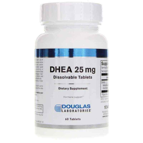 DHEA 25 Mg Dissolvable Tablets, by Douglas Laboratories