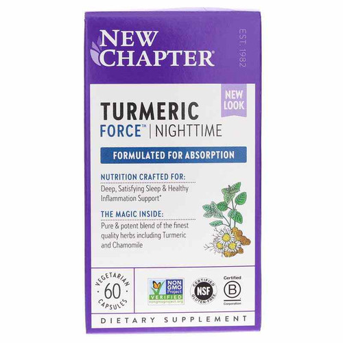 Turmeric Force Nighttime, by New Chapter