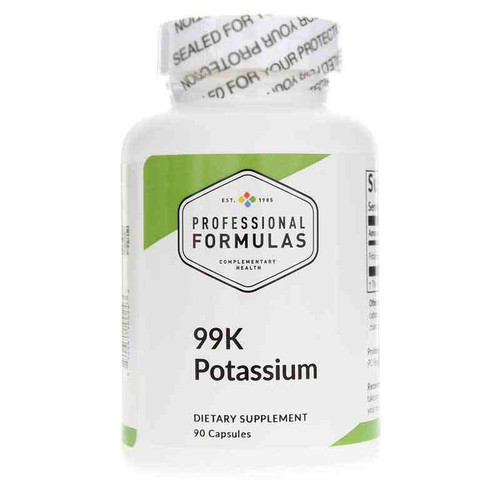 99K Potassium Capsules, 90 Capsules, by Professional Formulas 99K Potassium Capsules, 90 Capsules, by Professional Formulas
