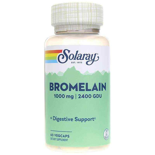 Bromelain, 60 Veg Capsules, by Solaray