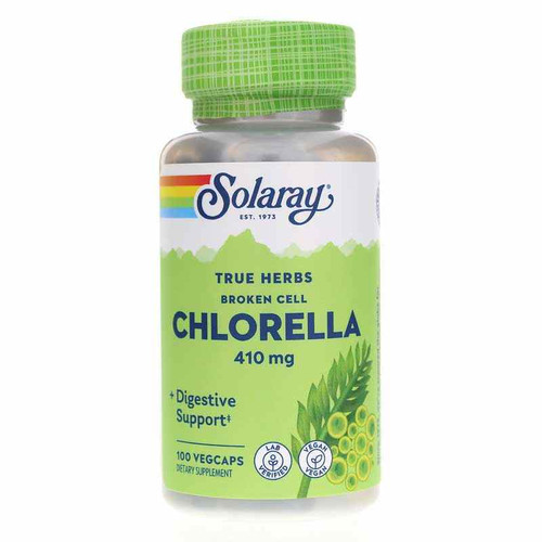 Chlorella 410 Mg, 100 Veg Capsules, by Solaray