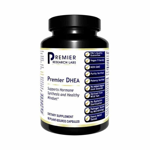 DHEA 25 Mg, 60 Veg Capsules, by Premier Research Labs