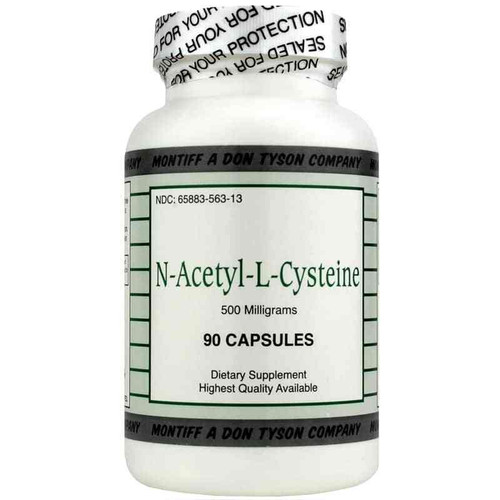 N-Acetyl-L-Cysteine 500 Mg, 90 Capsules, by Montiff
