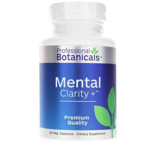 Mental Clarity +, 60 Veg Capsules, by Professional Botanicals